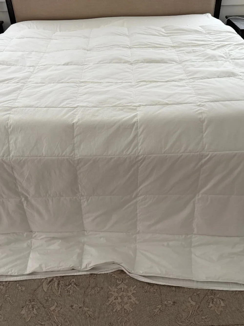 Company Store LoftAIRE Down Alternative Light Warmth Comforter, White, King